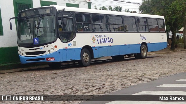 Empresa de Transporte Coletivo Viamão 554 na cidade de Viamão, Rio Grande do Sul, Brasil, por Max Ramos. Número da foto: #6265531.