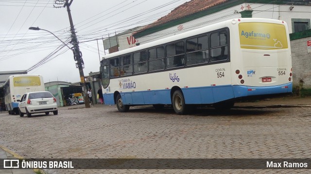 Empresa de Transporte Coletivo Viamão 554 na cidade de Viamão, Rio Grande do Sul, Brasil, por Max Ramos. ID da foto: 6265540.