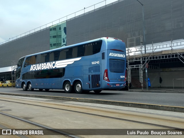 Viação Águia Branca 50240 na cidade de Rio de Janeiro, Rio de Janeiro, Brasil, por Luis Paulo  Bouças Soares. Número da foto: #6264182.
