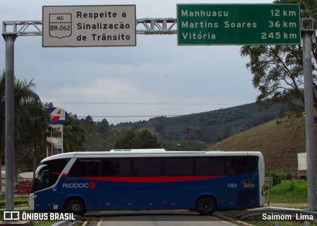 Viação Riodoce 91811 na cidade de Manhuaçu, Minas Gerais, Brasil, por Saimom  Lima. ID da foto: 6264789.