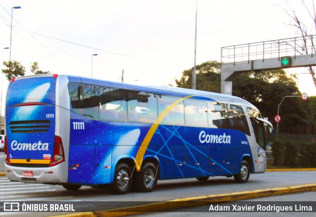 Viação Cometa 11111 na cidade de São Paulo, São Paulo, Brasil, por Adam Xavier Rodrigues Lima. Número da foto: #6264639.