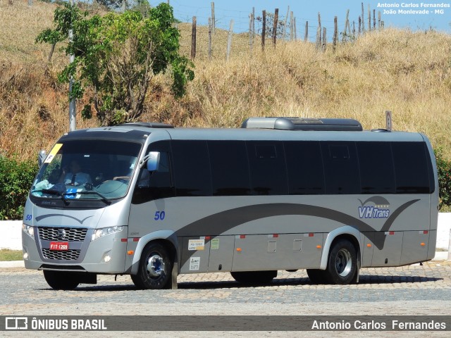 VH Tur Transporte e Turismo 50 na cidade de João Monlevade, Minas Gerais, Brasil, por Antonio Carlos Fernandes. ID da foto: 6264438.