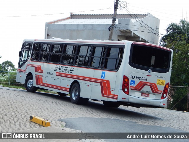 Viação Resendense RJ 192.038 na cidade de Resende, Rio de Janeiro, Brasil, por André Luiz Gomes de Souza. ID da foto: 6265143.