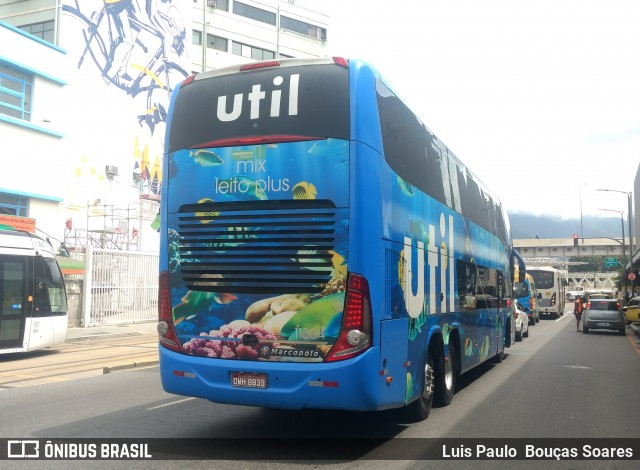 UTIL - União Transporte Interestadual de Luxo 11304 na cidade de Rio de Janeiro, Rio de Janeiro, Brasil, por Luis Paulo  Bouças Soares. Número da foto: #6264148.