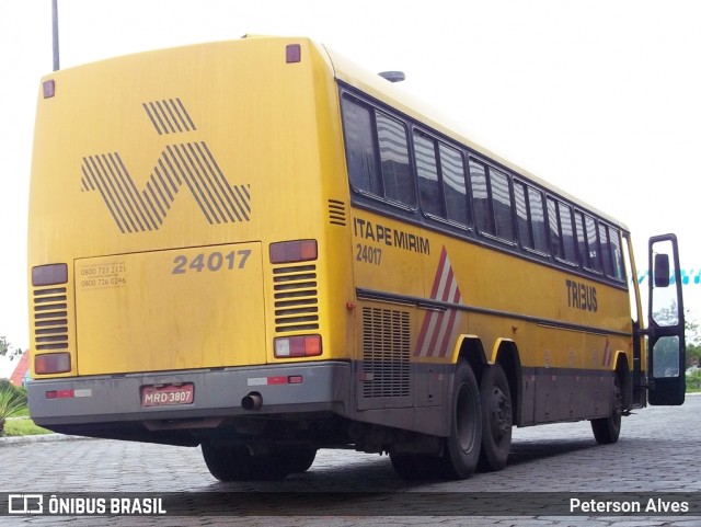 Viação Itapemirim 24017 na cidade de Campina Grande, Paraíba, Brasil, por Peterson Alves . ID da foto: 6266511.