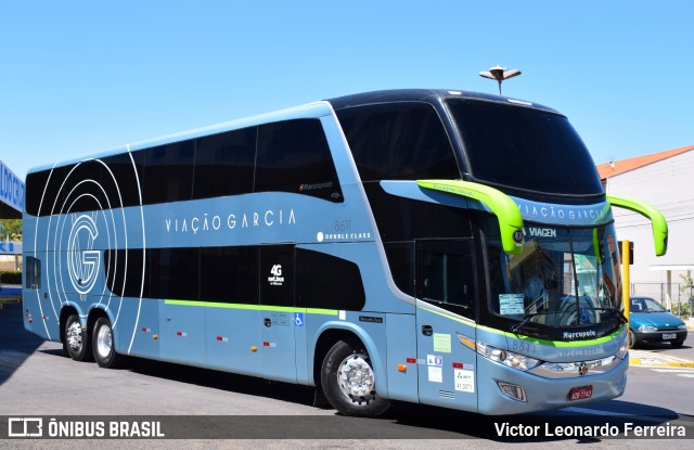 Viação Garcia 8611 na cidade de Osvaldo Cruz, São Paulo, Brasil, por Victor Leonardo Ferreira. ID da foto: 6266048.