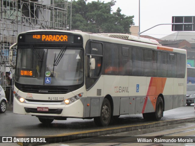 Evanil Transportes e Turismo RJ 132.110 na cidade de Rio de Janeiro, Rio de Janeiro, Brasil, por Willian Raimundo Morais. Número da foto: #6267771.