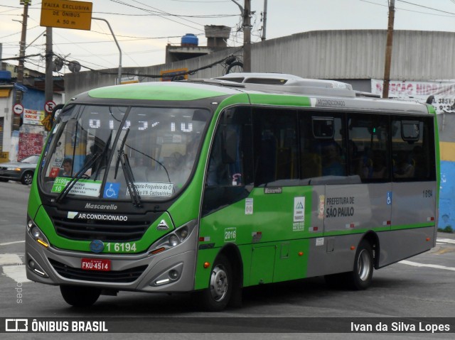 Transcooper > Norte Buss 1 6194 na cidade de Brasil, por Ivan da Silva Lopes. ID da foto: 6268372.