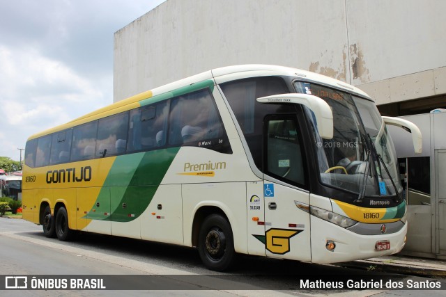 Empresa Gontijo de Transportes 18160 na cidade de Campinas, São Paulo, Brasil, por Matheus Gabriel dos Santos. Número da foto: #6268396.