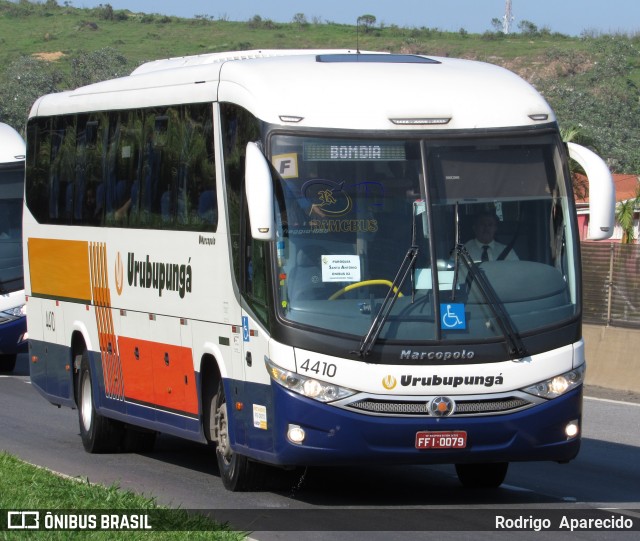 Auto Viação Urubupungá 4410 na cidade de Aparecida, São Paulo, Brasil, por Rodrigo  Aparecido. Número da foto: #6268633.