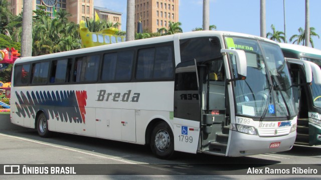 Breda Transportes e Serviços 1799 na cidade de Aparecida, São Paulo, Brasil, por Alex Ramos Ribeiro. ID da foto: 6268557.