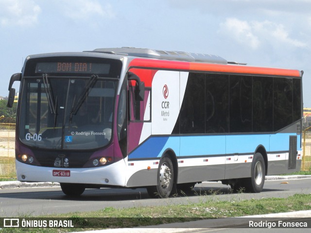 CCR Metrô Bahia G-06 na cidade de Salvador, Bahia, Brasil, por Rodrigo Fonseca. Número da foto: #6268136.