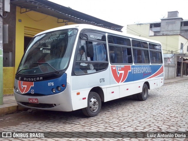 Viação Teresópolis 076 na cidade de Sapucaia, Rio de Janeiro, Brasil, por Luiz Antonio Doria. Número da foto: #6267460.