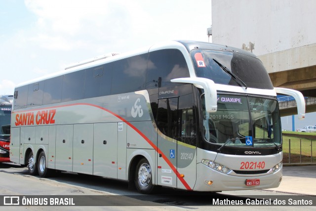 Viação Santa Cruz 202140 na cidade de Campinas, São Paulo, Brasil, por Matheus Gabriel dos Santos. Número da foto: #6268335.