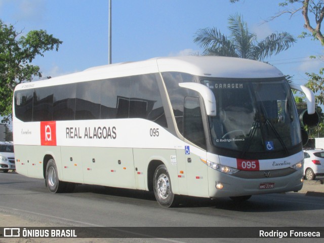 Real Alagoas de Viação 095 na cidade de Maceió, Alagoas, Brasil, por Rodrigo Fonseca. Número da foto: #6268103.