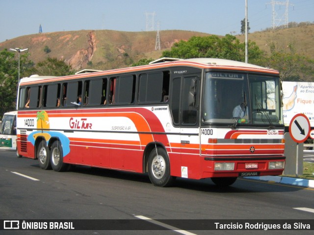 Giltur - Gilsontur Transporte e Turismo 14000 na cidade de Aparecida, São Paulo, Brasil, por Tarcisio Rodrigues da Silva. ID da foto: 6268562.