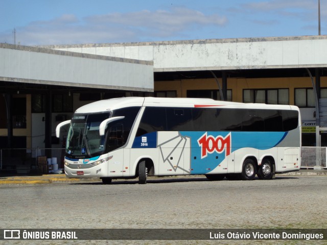 Auto Viação 1001 3846 na cidade de Campos dos Goytacazes, Rio de Janeiro, Brasil, por Luis Otávio Vicente Domingues. ID da foto: 6268733.