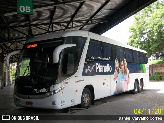 Planalto Transportes 1629 na cidade de Santa Maria, Rio Grande do Sul, Brasil, por Daniel  Carvalho Correa. ID da foto: 6269395.