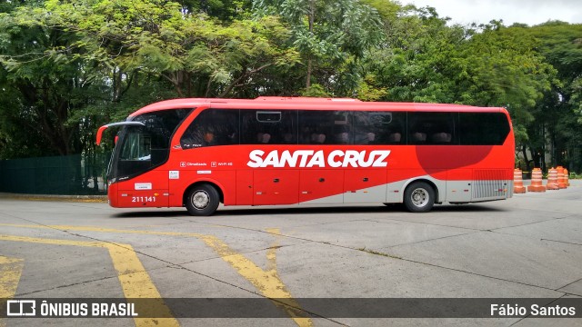 Viação Santa Cruz 211141 na cidade de São Paulo, São Paulo, Brasil, por Fábio Santos. ID da foto: 6270779.