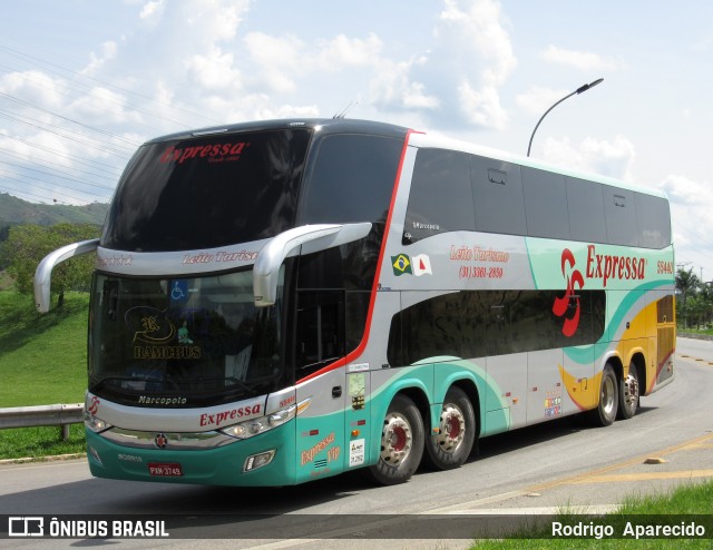 Expressa Turismo 55440 na cidade de Aparecida, São Paulo, Brasil, por Rodrigo  Aparecido. ID da foto: 6270461.