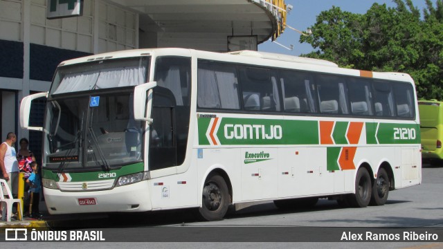 Empresa Gontijo de Transportes 21210 na cidade de Aparecida, São Paulo, Brasil, por Alex Ramos Ribeiro. ID da foto: 6271001.