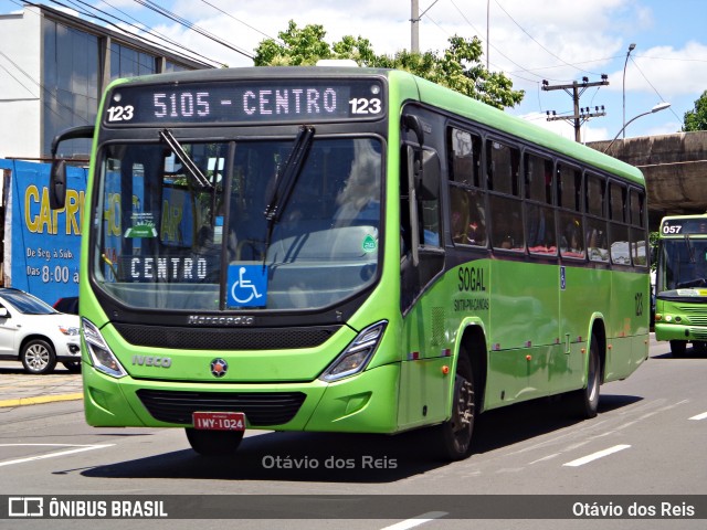 SOGAL - Sociedade de Ônibus Gaúcha Ltda. 123 na cidade de Canoas, Rio Grande do Sul, Brasil, por Otávio dos Reis . ID da foto: 6270418.