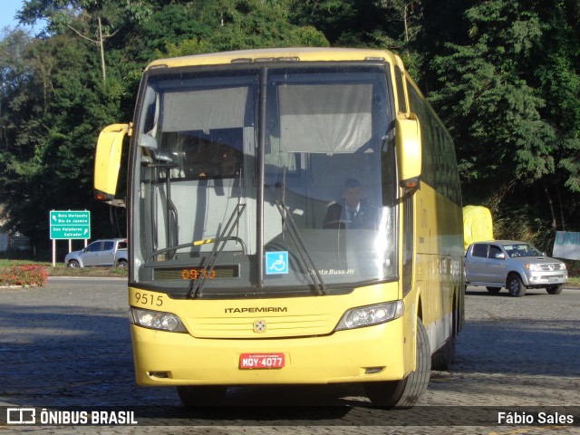 Viação Itapemirim 9515 na cidade de Manhuaçu, Minas Gerais, Brasil, por Fábio Sales. Número da foto: #6272218.