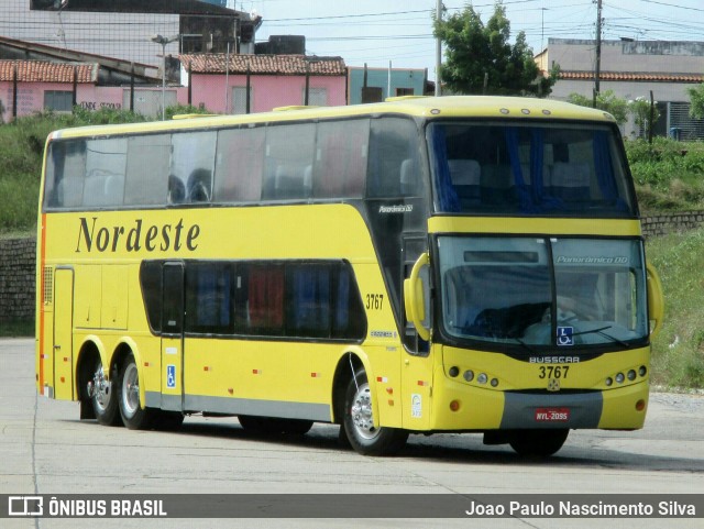 Viação Nordeste 3767 na cidade de Natal, Rio Grande do Norte, Brasil, por Joao Paulo Nascimento Silva. ID da foto: 6272442.