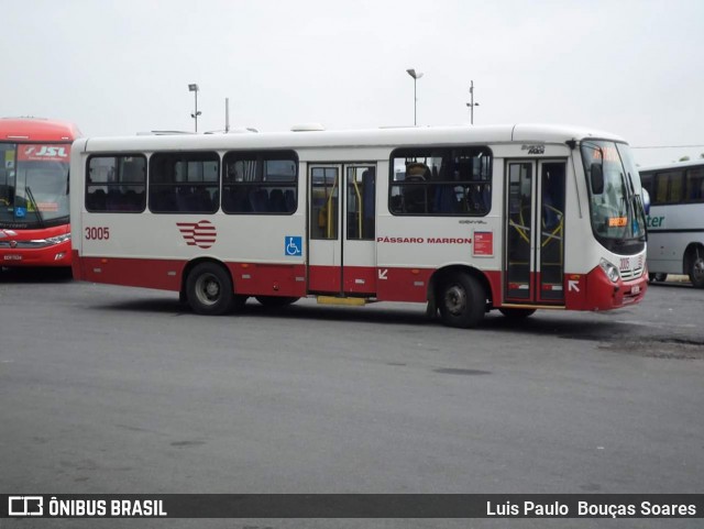 Empresa de Ônibus Pássaro Marron 3005 na cidade de Aparecida, São Paulo, Brasil, por Luis Paulo  Bouças Soares. ID da foto: 6271267.