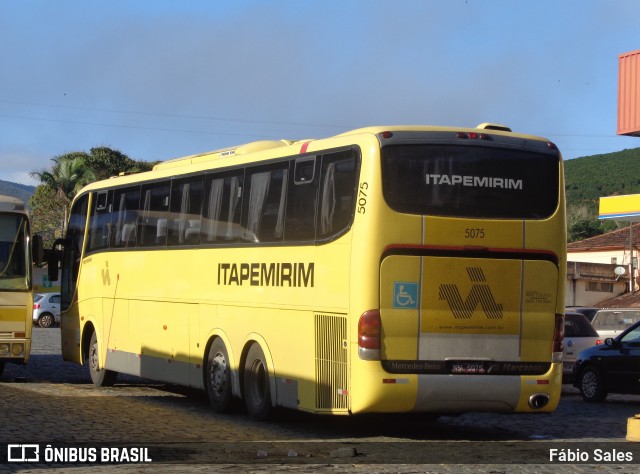 Viação Itapemirim 5075 na cidade de Manhuaçu, Minas Gerais, Brasil, por Fábio Sales. ID da foto: 6272207.