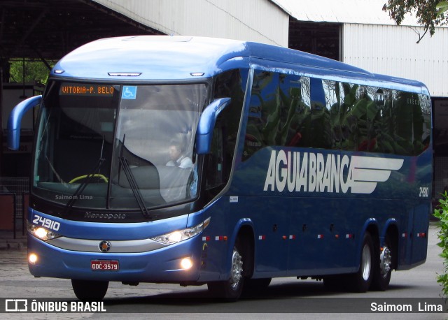 Viação Águia Branca 24910 na cidade de Vitória, Espírito Santo, Brasil, por Saimom  Lima. ID da foto: 6271642.