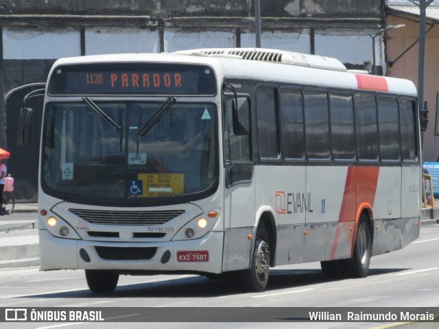 Evanil Transportes e Turismo RJ 132.001 na cidade de Rio de Janeiro, Rio de Janeiro, Brasil, por Willian Raimundo Morais. Número da foto: #6271879.