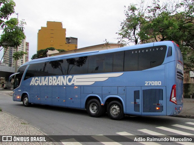 Viação Águia Branca 27080 na cidade de Belo Horizonte, Minas Gerais, Brasil, por Adão Raimundo Marcelino. ID da foto: 6319359.