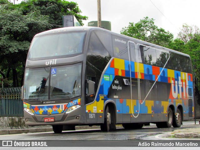 UTIL - União Transporte Interestadual de Luxo 11871 na cidade de Belo Horizonte, Minas Gerais, Brasil, por Adão Raimundo Marcelino. Número da foto: #6319119.