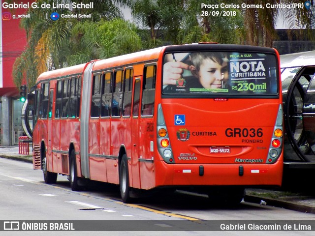 Viação Cidade Sorriso >> Viação Sorriso de Curitiba GR036 na cidade de Curitiba, Paraná, Brasil, por Gabriel Giacomin de Lima. Número da foto: #6318617.