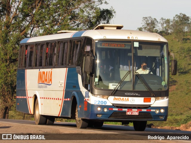 Viação Indaiá 2200 na cidade de Conselheiro Lafaiete, Minas Gerais, Brasil, por Rodrigo  Aparecido. Número da foto: #6337602.