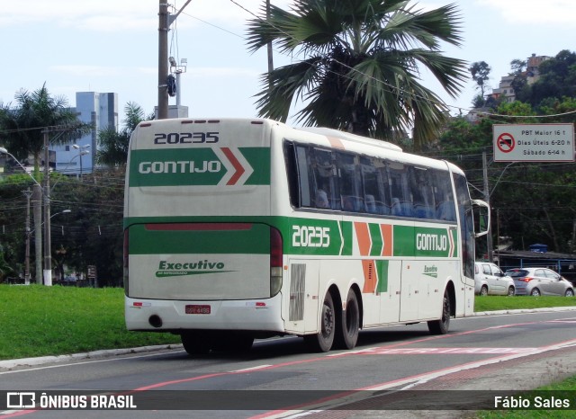 Empresa Gontijo de Transportes 20235 na cidade de Vitória, Espírito Santo, Brasil, por Fábio Sales. ID da foto: 6337178.