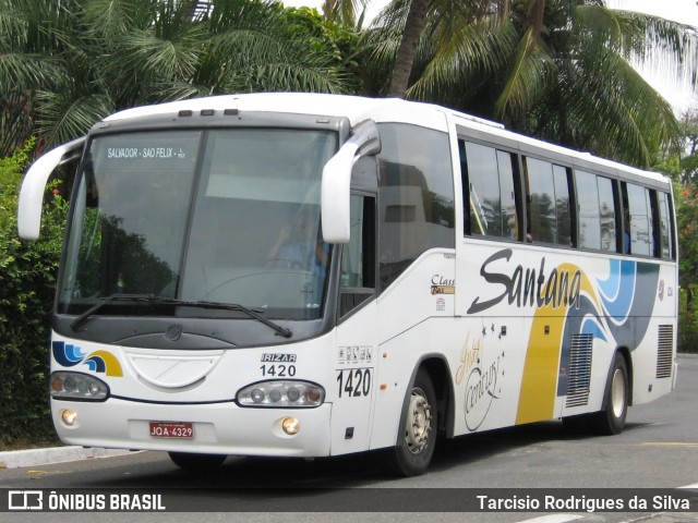 Empresas de Transportes Santana e São Paulo 1420 na cidade de Salvador, Bahia, Brasil, por Tarcisio Rodrigues da Silva. ID da foto: 6337645.