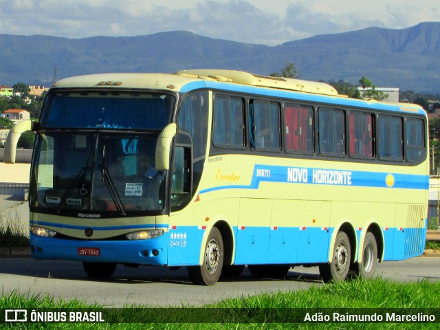 Viação Novo Horizonte 906711 na cidade de Betim, Minas Gerais, Brasil, por Adão Raimundo Marcelino. ID da foto: 6337705.