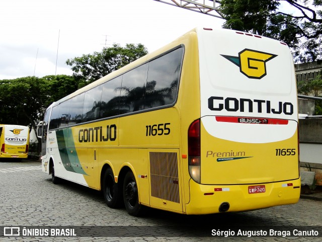 Empresa Gontijo de Transportes 11655 na cidade de Belo Horizonte, Minas Gerais, Brasil, por Sérgio Augusto Braga Canuto. ID da foto: 6337467.