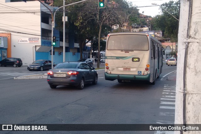 Viação Tabuazeiro 4517 na cidade de Vitória, Espírito Santo, Brasil, por Everton Costa Goltara. ID da foto: 6338411.