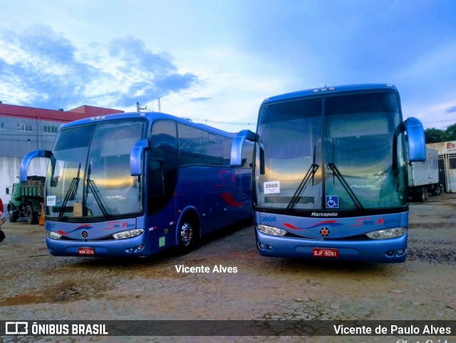 Sávio Máximo Turismo 2608 na cidade de Nova Serrana, Minas Gerais, Brasil, por Vicente de Paulo Alves. ID da foto: 6338318.