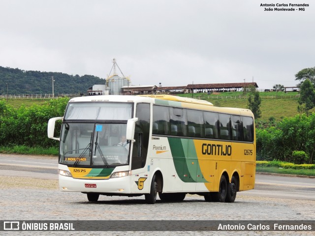 Empresa Gontijo de Transportes 12675 na cidade de João Monlevade, Minas Gerais, Brasil, por Antonio Carlos Fernandes. Número da foto: #6338845.