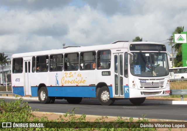 Empresa de Transportes Nossa Senhora da Conceição 4525 na cidade de Natal, Rio Grande do Norte, Brasil, por Danilo Vitorino Lopes. ID da foto: 6339717.