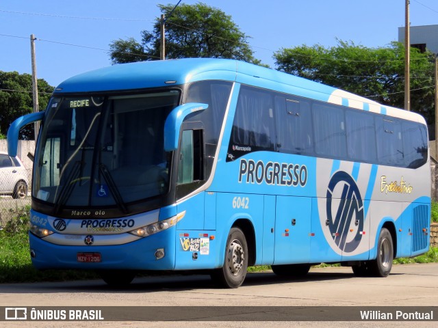 Auto Viação Progresso 6042 na cidade de Natal, Rio Grande do Norte, Brasil, por Willian Pontual. Número da foto: #6339075.