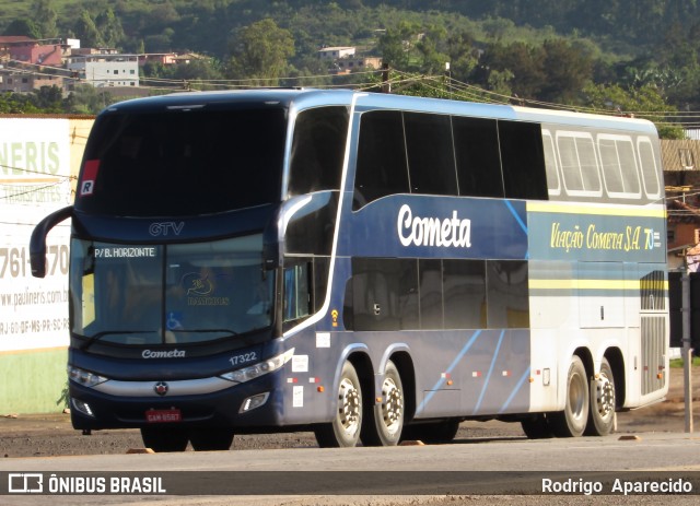 Viação Cometa 17322 na cidade de Conselheiro Lafaiete, Minas Gerais, Brasil, por Rodrigo  Aparecido. Número da foto: #6339518.