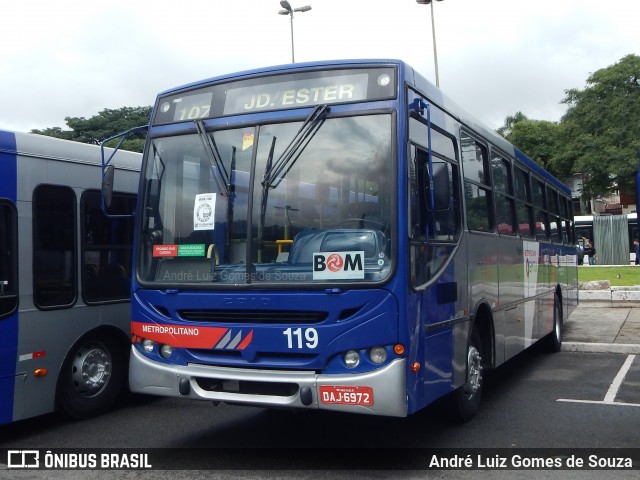 Empresa de Transportes Publix 119 na cidade de São Paulo, São Paulo, Brasil, por André Luiz Gomes de Souza. ID da foto: 6339323.