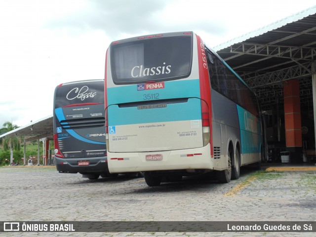 Empresa de Ônibus Nossa Senhora da Penha 35112 na cidade de Ponto dos Volantes, Minas Gerais, Brasil, por Leonardo Guedes de Sá. ID da foto: 6339743.