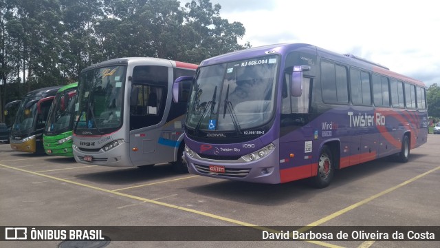 Twister Rio Transporte e Turismo 1090 na cidade de Brasil, por David Barbosa de Oliveira da Costa. ID da foto: 6340038.