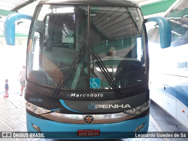 Empresa de Ônibus Nossa Senhora da Penha 53012 na cidade de Resende, Rio de Janeiro, Brasil, por Leonardo Guedes de Sá. Número da foto: #6339712.